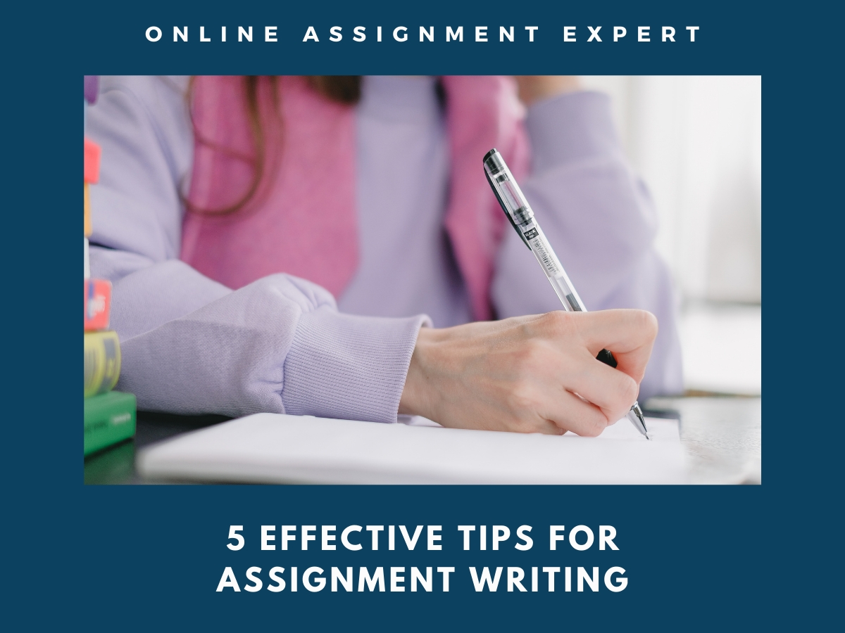 creating an effective assignment