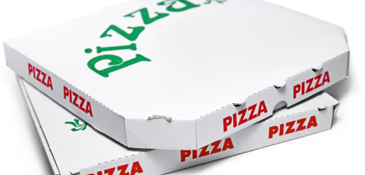 ECB Faisal pizza boxes One Must checkout